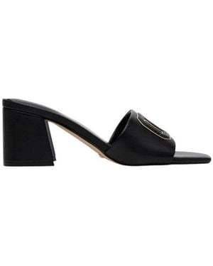 Guess Gals Square-Toe Sandals - Black