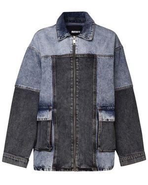 ROTATE BIRGER CHRISTENSEN Patchwork Jacket - Blue