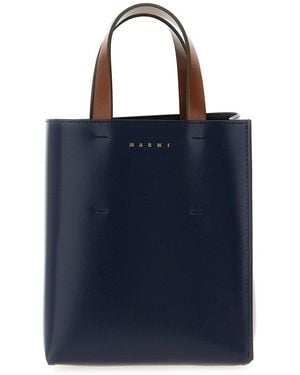 Marni Museo Mini Top Handle Bag - Blue