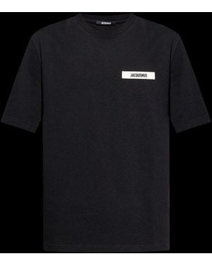 Jacquemus The Gros Grain T-Shirt - Black