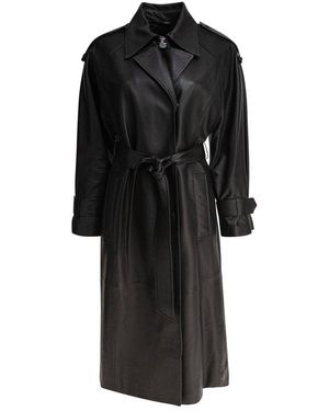 IVY & OAK Belted Trench Coat - Black