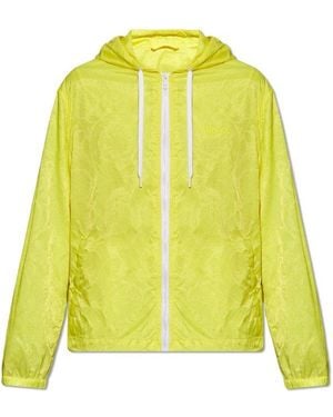 Versace Hooded Jacket - Yellow