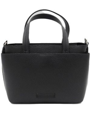 Fabiana Filippi Logo Patch Tote Bag - Black