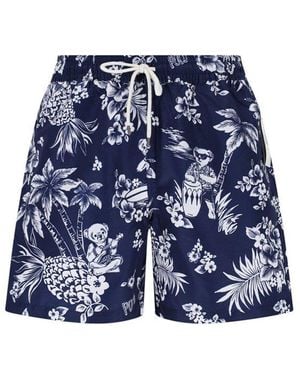 Polo Ralph Lauren Polo Bear Swim Shorts - Blue