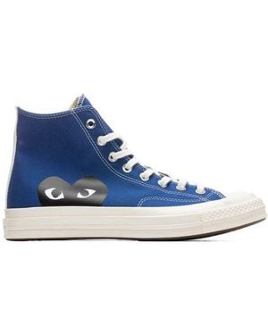 Converse X Comme Des Garçons Play Chuck 70 High Top Trainers - Blue