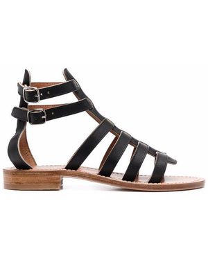 K. Jacques St Tropez Gladiator Sandals - Black