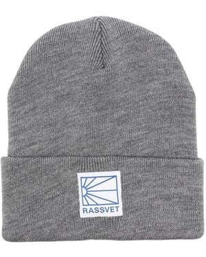 Rassvet (PACCBET) Logo Patch Beanie Hat - Grey
