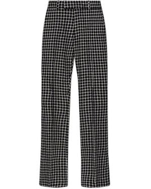 Amiri Plaid Pattern Trousers - Black