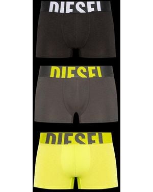 DIESEL Umbx-Damien Pack Of Three Boxers - Yellow