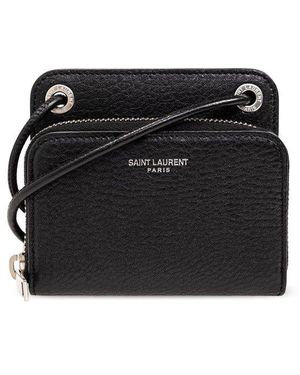 Saint Laurent Card Holder - White