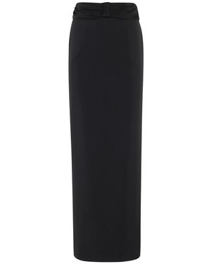 Elisabetta Franchi Long Skirt - Black