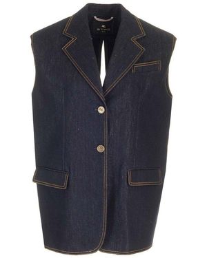 ベスト・ジレ ETRO FW23 HOUNDSTOOTH OVER VEST (11558_72510250) ETRO FW23 HOUNDSTOOTH OVER VEST (11558_72510250) (ETRO