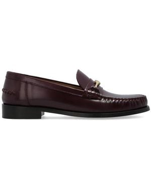 Ferragamo Harry F Buckle Loafers - Brown