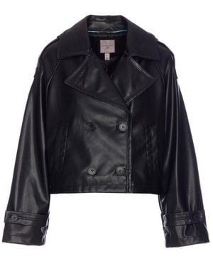 Urbancode Double-Breasted Jacket - Black