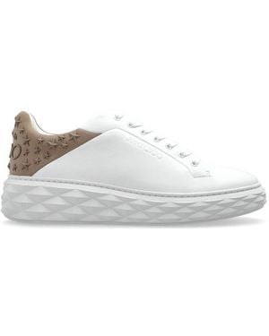 Jimmy Choo Diamond Maxi/M Ii Platform Trainers - White