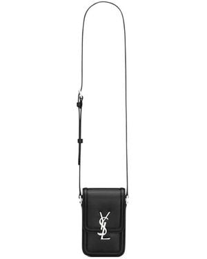 Saint Laurent Solferino Cross Body Bag - White