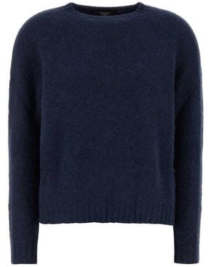 Weekend by Maxmara Long-Sleeved Crewneck Jumper - Blue
