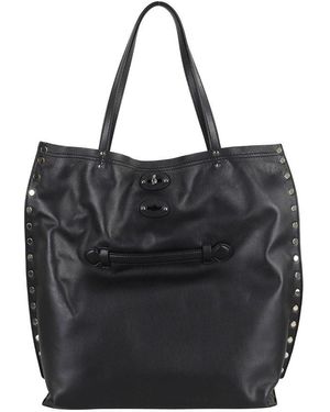 トートバッグ Zanellato Medium Tote Bag A Spasso Black In Leather Zanellato A'Spasso Medium Tote Bag in Black | Lyst