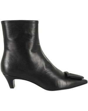 Roberto Festa Buckle Ankle Boots - Black
