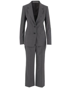 Tagliatore Single Breasted Suit W/Slits in Black | Lyst