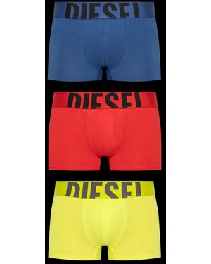 DIESEL Umbx-Damien Pack Of Three Boxers - Multicolour
