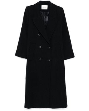 IVY & OAK Double-Breasted Coat - Black