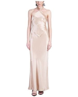 retroféte Ester Halterneck Dress - Pink