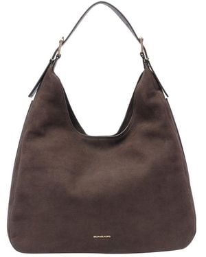 MICHAEL Michael Kors Nolita Large Hobo Shoulder Bag - Brown