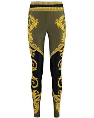 Versace Leggings With La Coupe Des Dieux Print in White