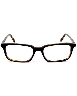 Retrosuperfuture Numero Rectangular Frame Glasses - Black
