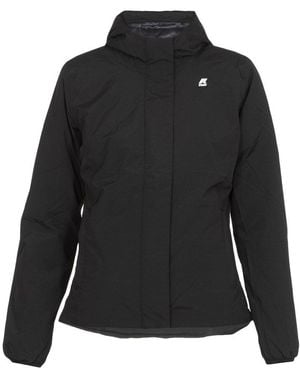 K-Way Logo Patch Jacket - Black