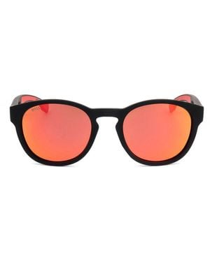 BOSS Round Frame Sunglasses - Pink