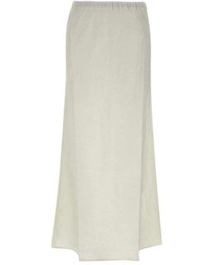 Faithfull the Brand Elastic Waist Skirt - White