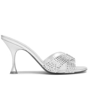 Christian Louboutin Mariza Embellished Sandals - White