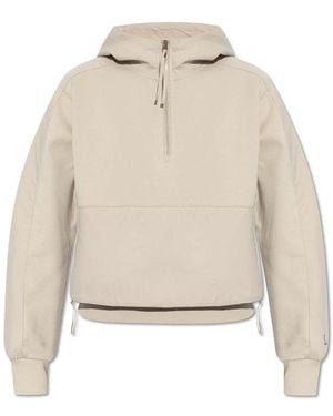 Moose Knuckles Zip-Detailed Long-Sleeved Sweatshirt - Natural