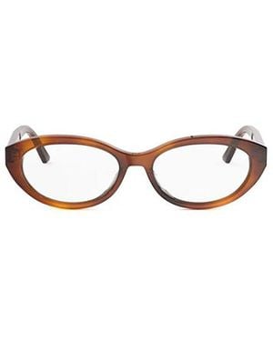 Dior Oval Frame Glasses - Multicolor