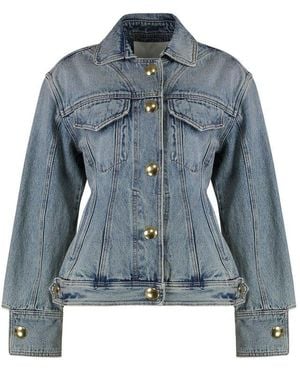 DARKPARK Gwen Denim Bustier Jacket - Blue