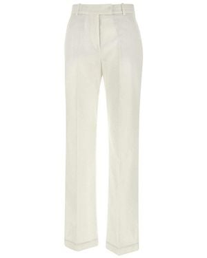 Eleventy Straight Leg Trousers - White