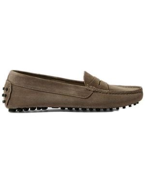 SCAROSSO Ashley Slip-On Loafers - Brown