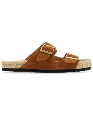 Manebí Venice Double-strap Open Toe Sandals - Brown