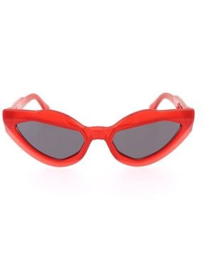 Kuboraum Y8 Cat-Eye Frame Sunglasses - Red