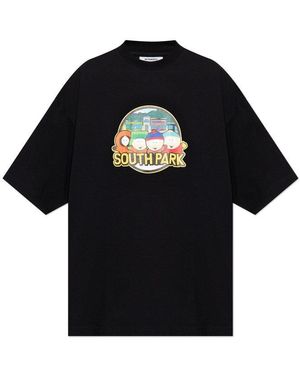 【VETEMENTS】ホワイト South Park オーバーサイズ Tシャツ VETEMENTS】ホワイト South Park オーバーサイズ Tシャツ