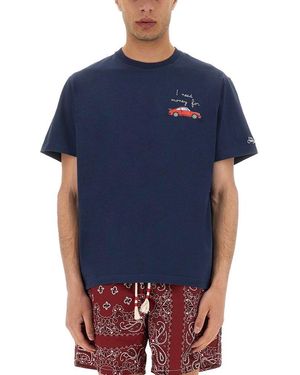 Mc2 Saint Barth Graphic T-Shirt - Blue