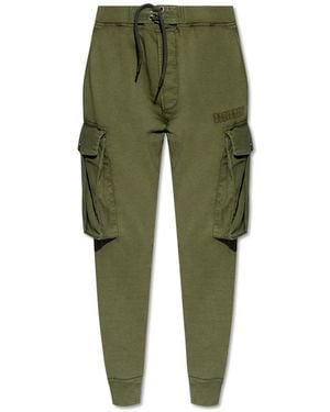 DSquared² Drawstring Cargo Joggers - Green