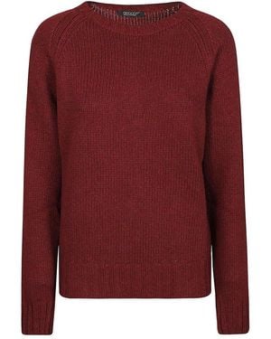 Aragona Crew Neck Sweater - Red