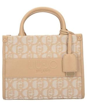 Liu Jo Small Jacquard Bag - Natural