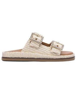 Alibi Greta Slide Sandals - White