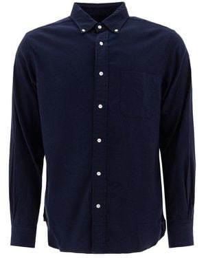 Beams Plus Button-Down Shirt - Blue