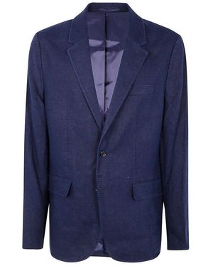 MICHAEL Michael Kors Slingle Breated Tailored Blazer - Blue