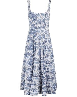 STAUD Wells Dress - Blue
